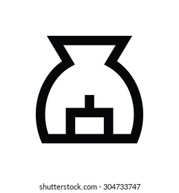 Burning Candle Vector Icon 
