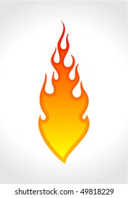 Incêndio em chamas
