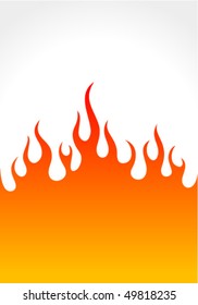 Burning fire