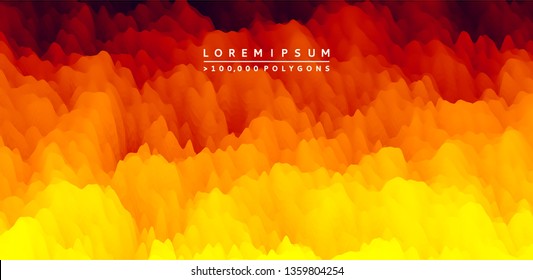 Burning fire flames. Abstract background. Modern pattern. Vector illustration for design.