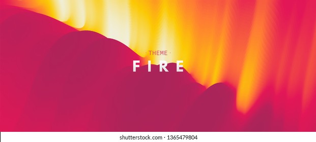 Burning fire flames. Abstract background. Modern pattern. Vector illustration for design.