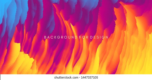 Burning fire flames. Abstract background. Modern pattern. Vector illustration for design.