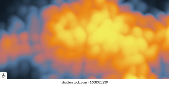 Burning fire flames. Abstract background. Modern pattern. Vector illustration for design.