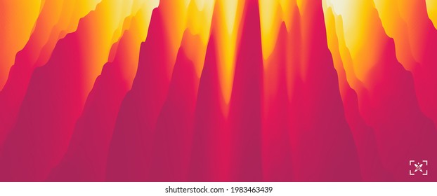 Burning fire flames. Abstract background. Modern pattern. Vector illustration for design.