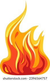 Icono de incendio Ilustración vectorial