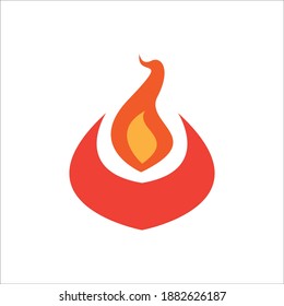 Burning fire. This image is a collection of burning flames.