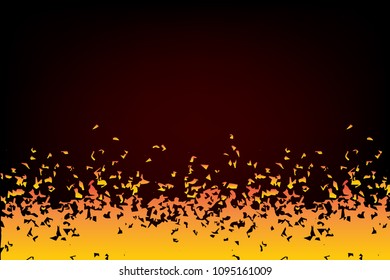 Burning Flame of Fire. Abstract Vector Illustration. EPS10