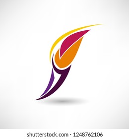 burning flame on the torch icon