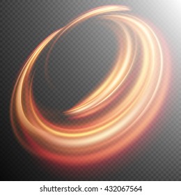 Burning flames translucent elements special glowing effect. EPS 10 vector file included