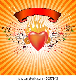 burning heart