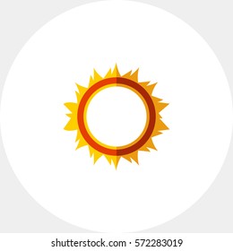 Burning hoop icon
