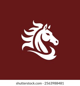Burning horse logo for sale.