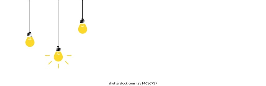 bombilla encendida.
nueva idea, concepto de pensamiento.