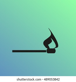 burning match