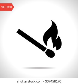 Burning Match Icon