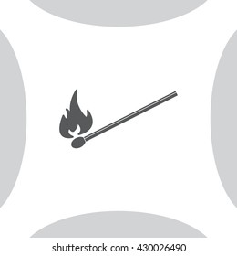 burning match icon