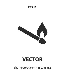 burning match icon