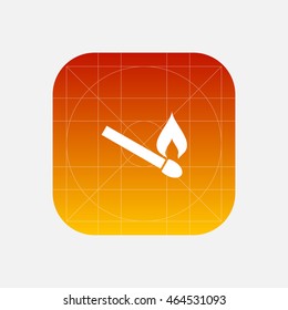 burning match icon