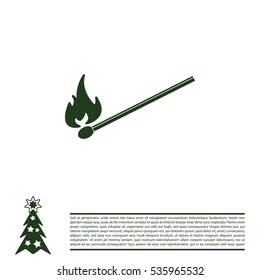 burning match icon
