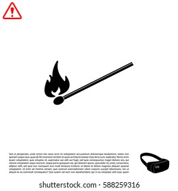 burning match icon