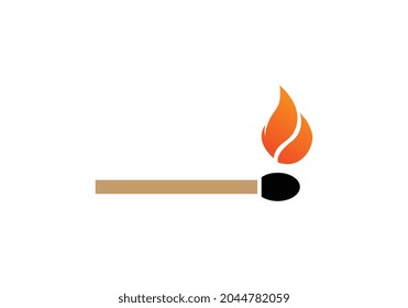 Grabando diseño de icono de coincidencia. ilustración vectorial