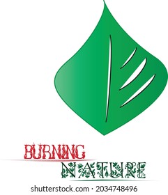 Burning Nuture  Logo Protect Nature
