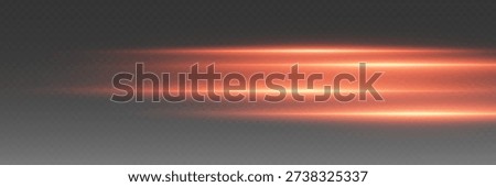 Burning optical lens flare effect generating abstract orange glowing movement