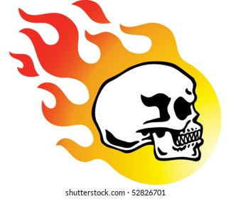 Burning Skull