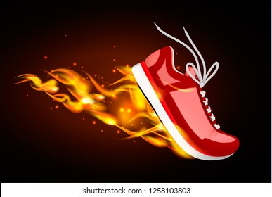Shoes On Fire Images, Stock Photos 