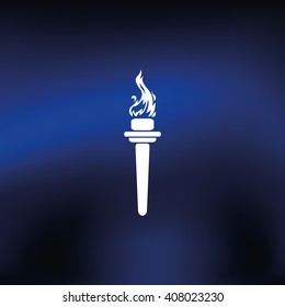 Burning torch icon.