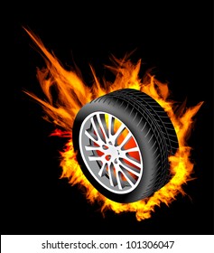 burning wheel