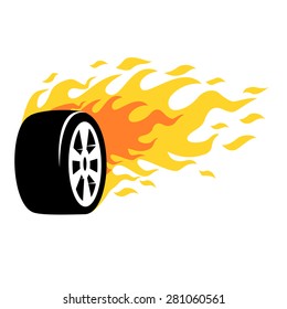 2,975 Black flaming vector wheel Images, Stock Photos & Vectors ...