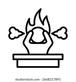 Burnout  Icon Element for Design