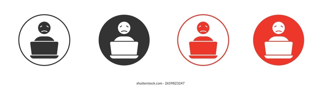 Ícone de desgaste para logotipo, símbolo de sinal de vetor para design