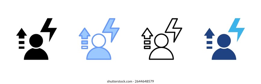 Burnout icon sheet multiple style collection