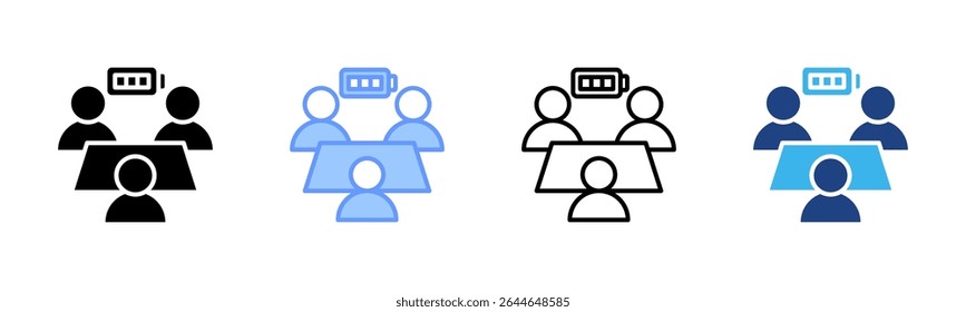 Burnout icon sheet multiple style collection
