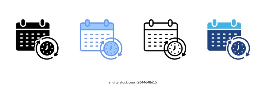 Burnout icon sheet multiple style collection