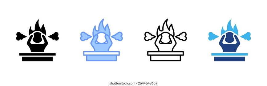 Burnout icon sheet multiple style collection