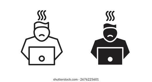 Símbolo de ícone de desgaste para seus designs da Web. Logotipo de ícone, aplicativo, interface do usuário.