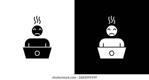 Burnout icon vector Graphic Designs. Suitable for use on web apps,