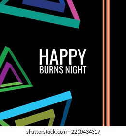 Burns Night. Design geeignet für Grußkartenposter und Banner