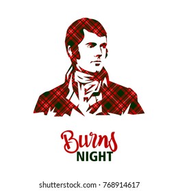 Burns Night Supper Card. 