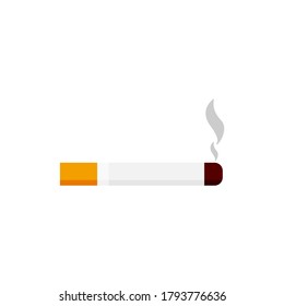 Burnt-Zigarette-Vektorgrafik oder Icon-Stil