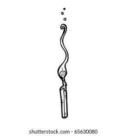 burnt match cartoon