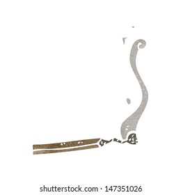 burnt match retro cartoon