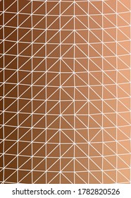 Burnt Orange color Abstract color Low-Polygones Generative Art background illustration