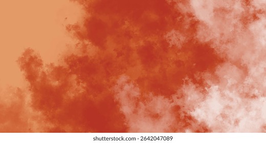 Burnt Orange and Crimson Blurred Patterns Forming an Abstract Skyscape

