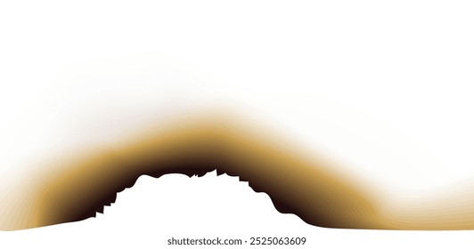 Textura realista del efecto del daño del fuego del papel quemado
