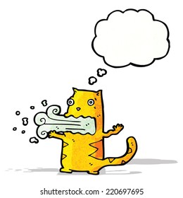 burping cat cartoon