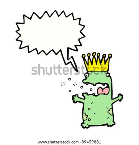 burping frog prince cartoon